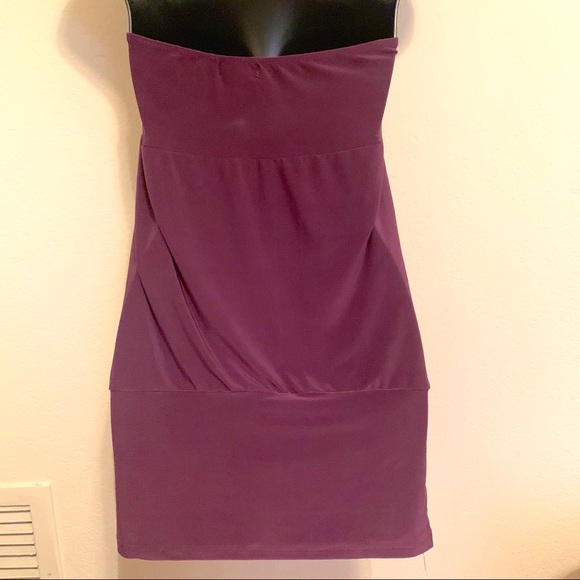 Wet seal Halter top-silky plum color - Picture 3 of 5